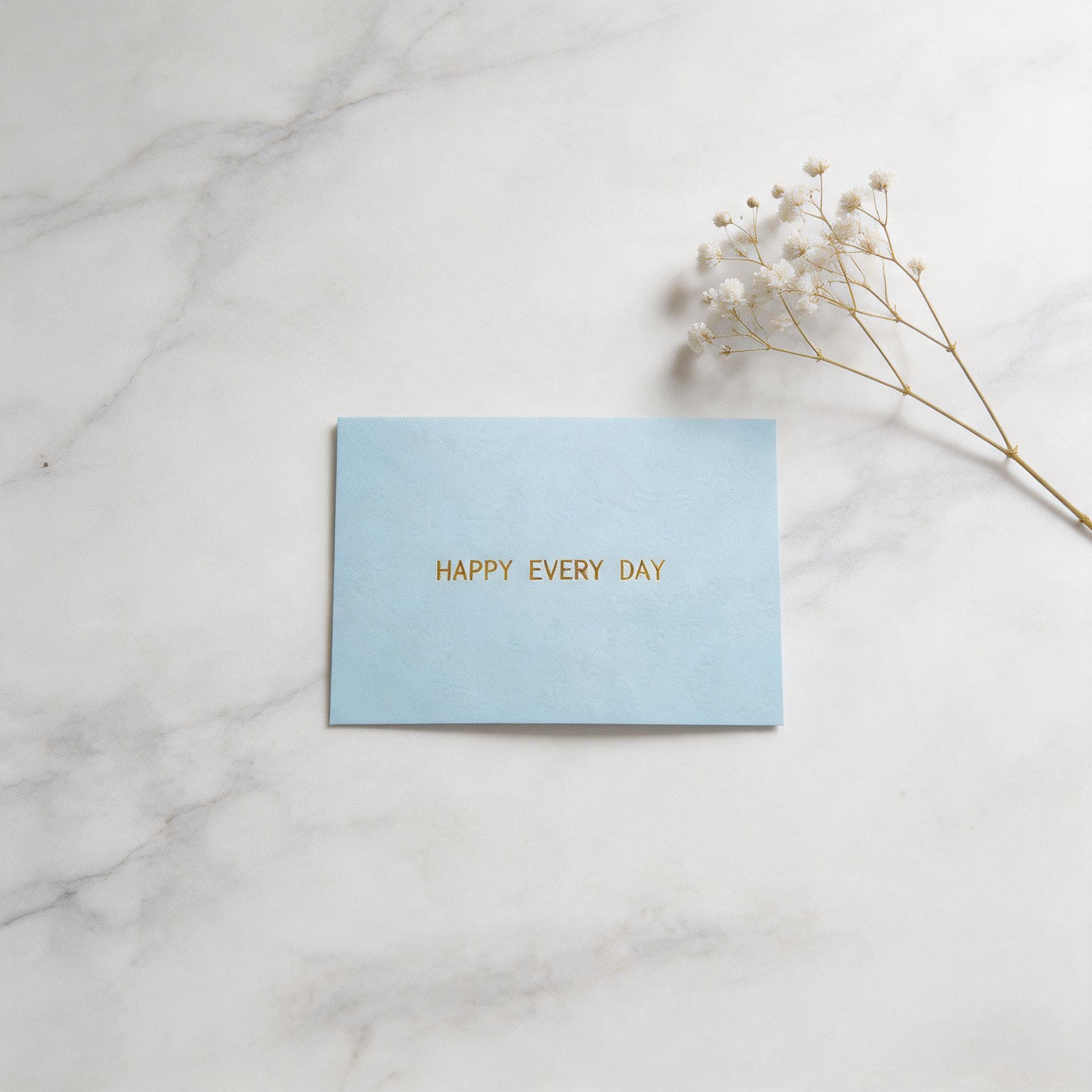 Eco-Friendly Gratitude Cards Premium Recycled Cardstock with Gold Foil