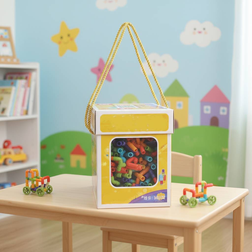 Window Display Paper Box for Building Blocks