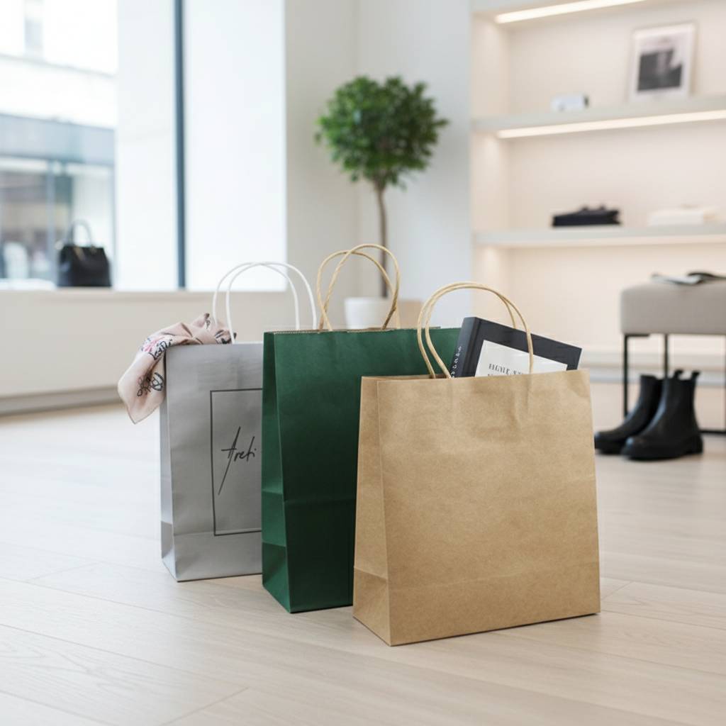 Premium Customizable Kraft Paper Bag for Retail