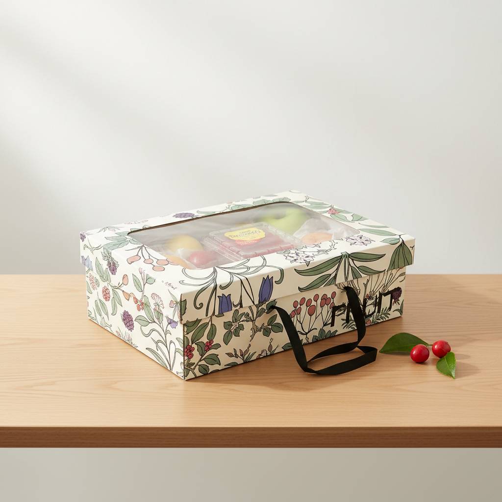 Premium Sturdy Customizable Corrugated Fruit Boxes For Gift Sets