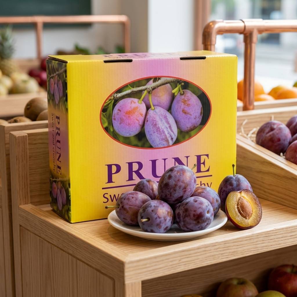 Sustainable Fresh Produce Packaging Solution For Sweet Prunes