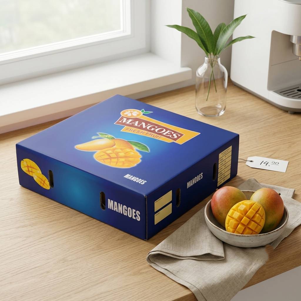 Durable Produce Cartons For Safe Mango Fruit Transport