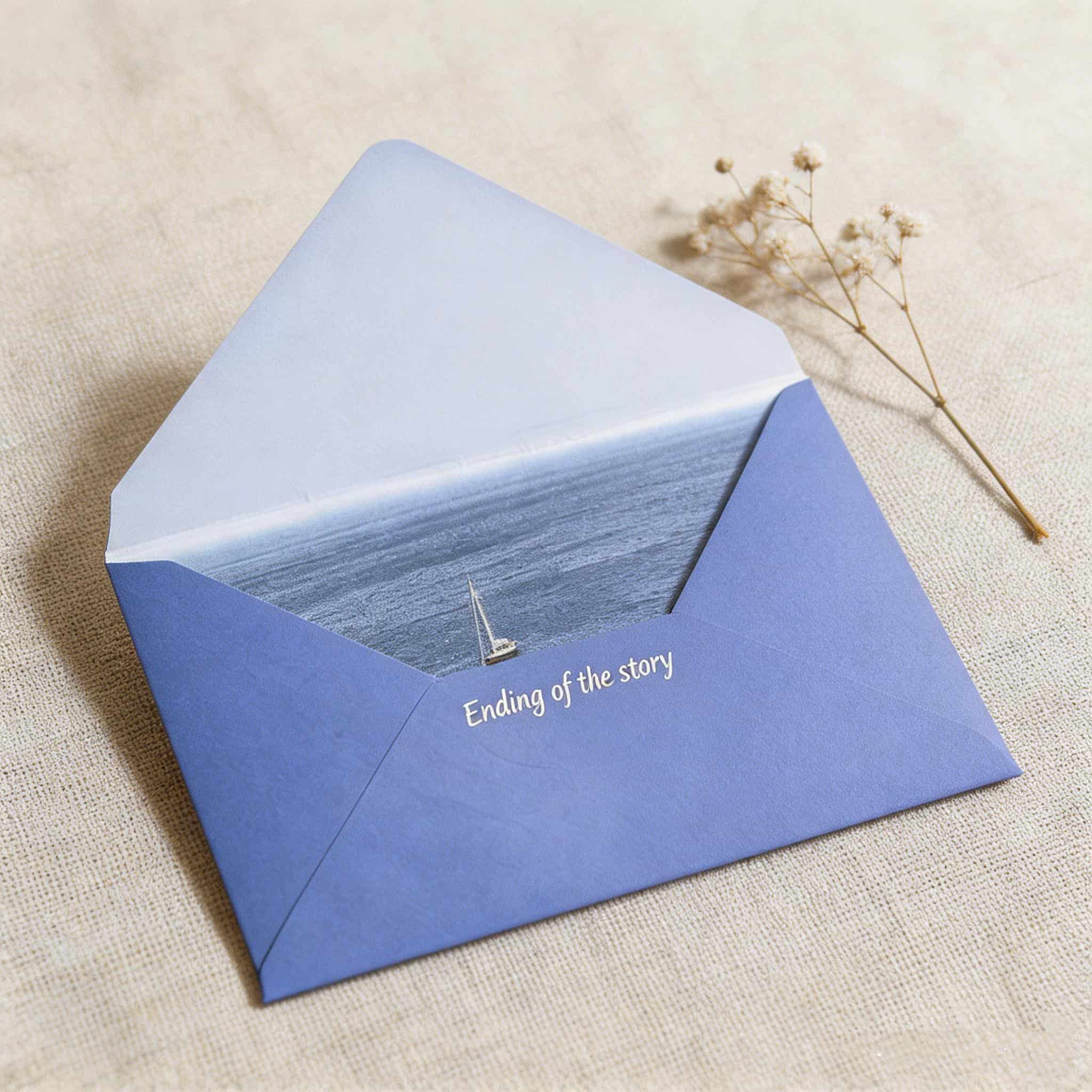 Unique Custom Envelopes With Hidden Illustrated Interior Detail