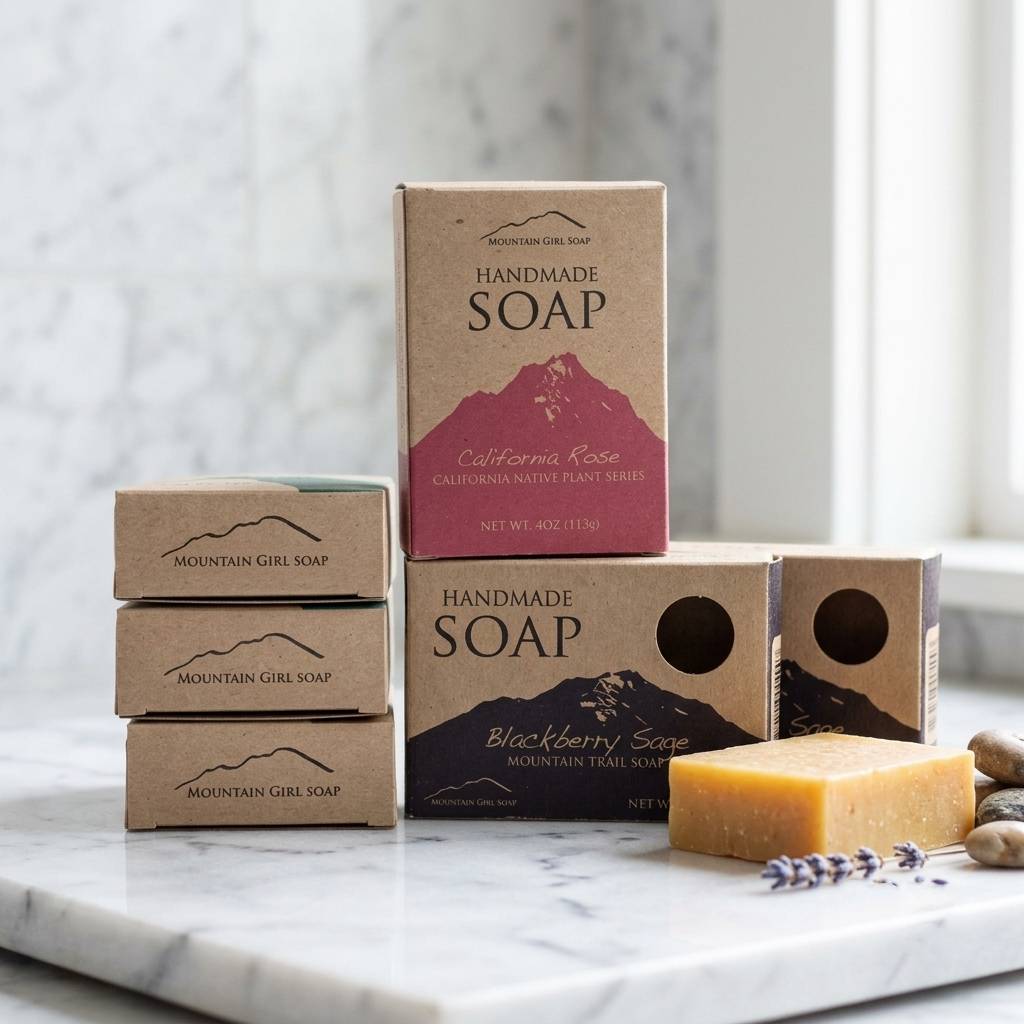 Wholesale Bespoke Soap Box For Skincare Products With Logo Print