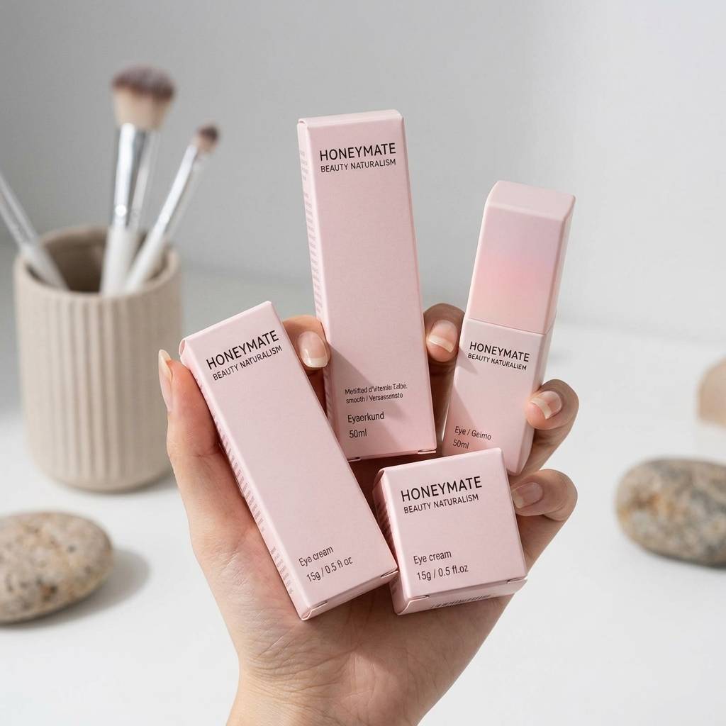 Wholesale Pink Luxury Skincare Product Paper Boxes Bulk Orders