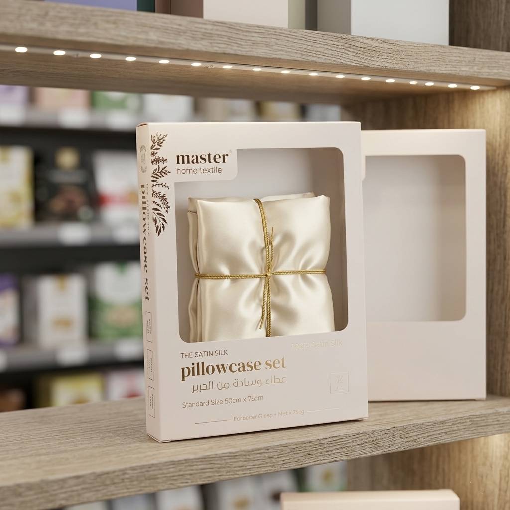 Custom Eco-Friendly Paper Boxes For Premium Pillowcase Set Packaging