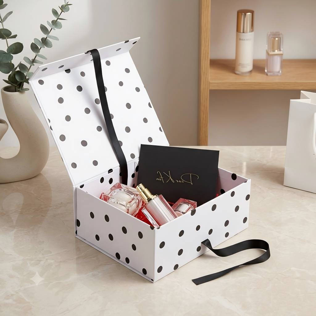 Hand Made Beautiful Luxury Packaging Cardboard Magnetic Closure Gift Box