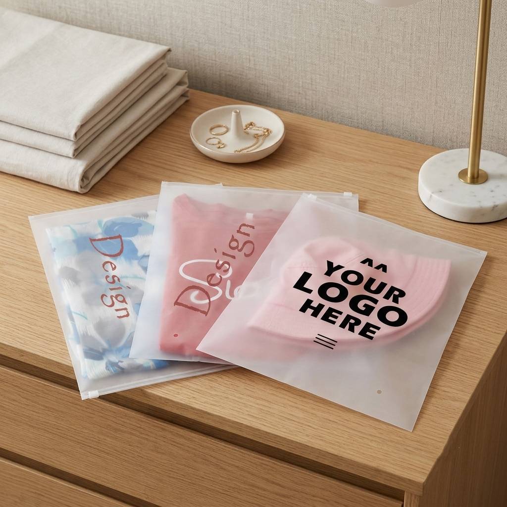 Personalized Printing Resealable Matte Clean Zip Lock Plastic Bag for Packaging Clothing Personalized Printing Resealable Matte Clean Zip Lock Plastic Bag for Packaging Clothing