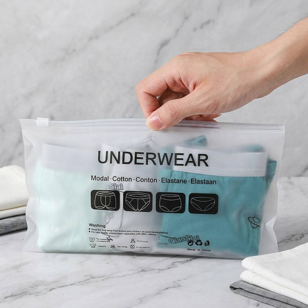 Reliable Custom Printed Zipper Bags With Secure Seal Design