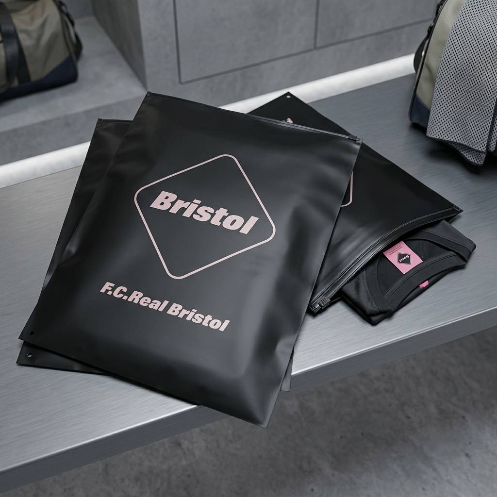 Custom Matte Black Zipper Bags For Premium Clothing Brand Packaging