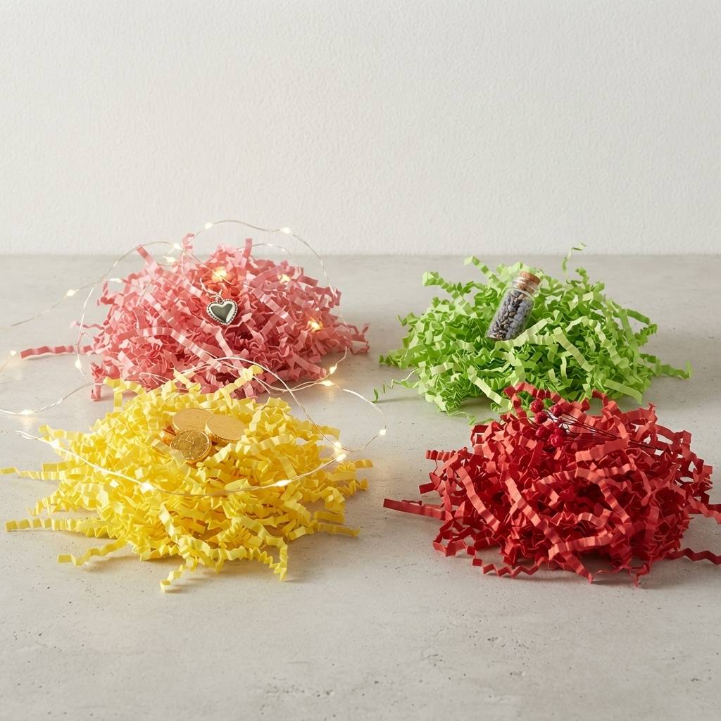 Premium Colorful Shredded Paper For Vibrant Gift Box Fillers