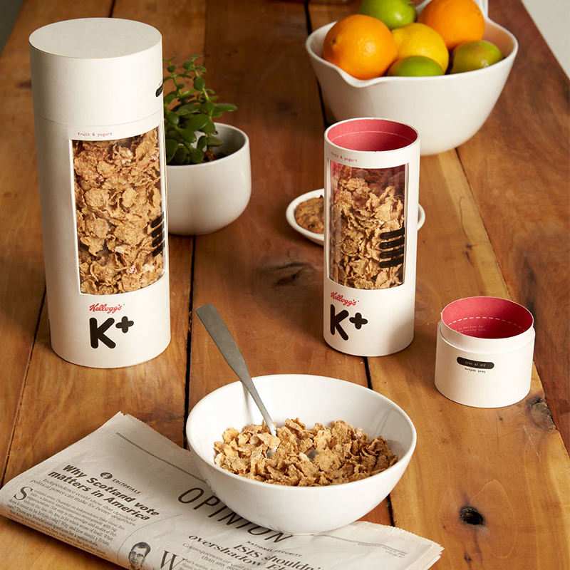 Food Grade Cardboard Biodegradable Round Paper Tube Tea Packaging with PVC Window