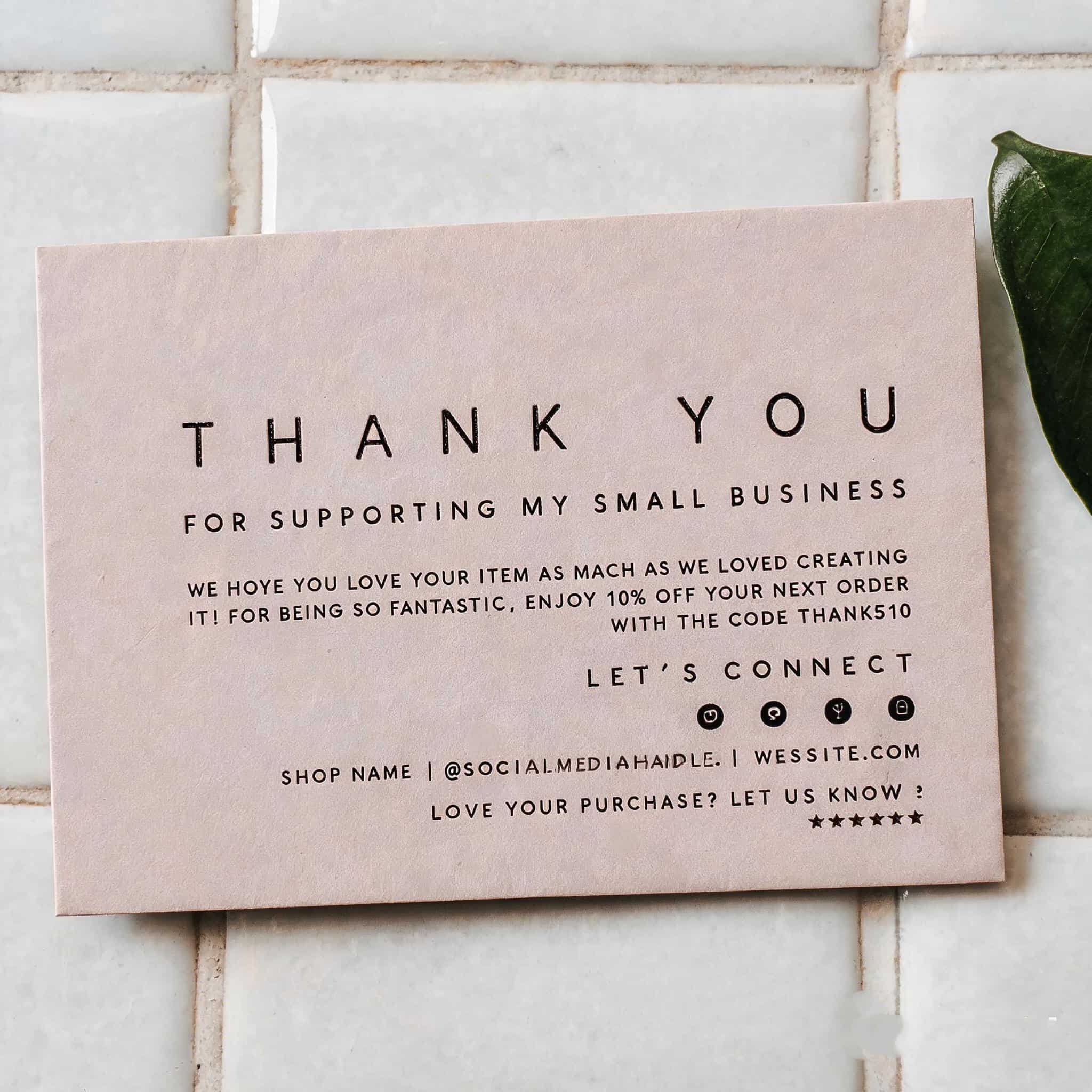 Custom Logo Cardboard Insert Cards For Brand Packaging