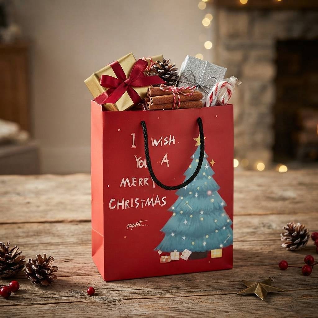 Personalized Custom Logo Printing Paper Gift Bag Luxury Festive Shopping Bags For Boutique Retail