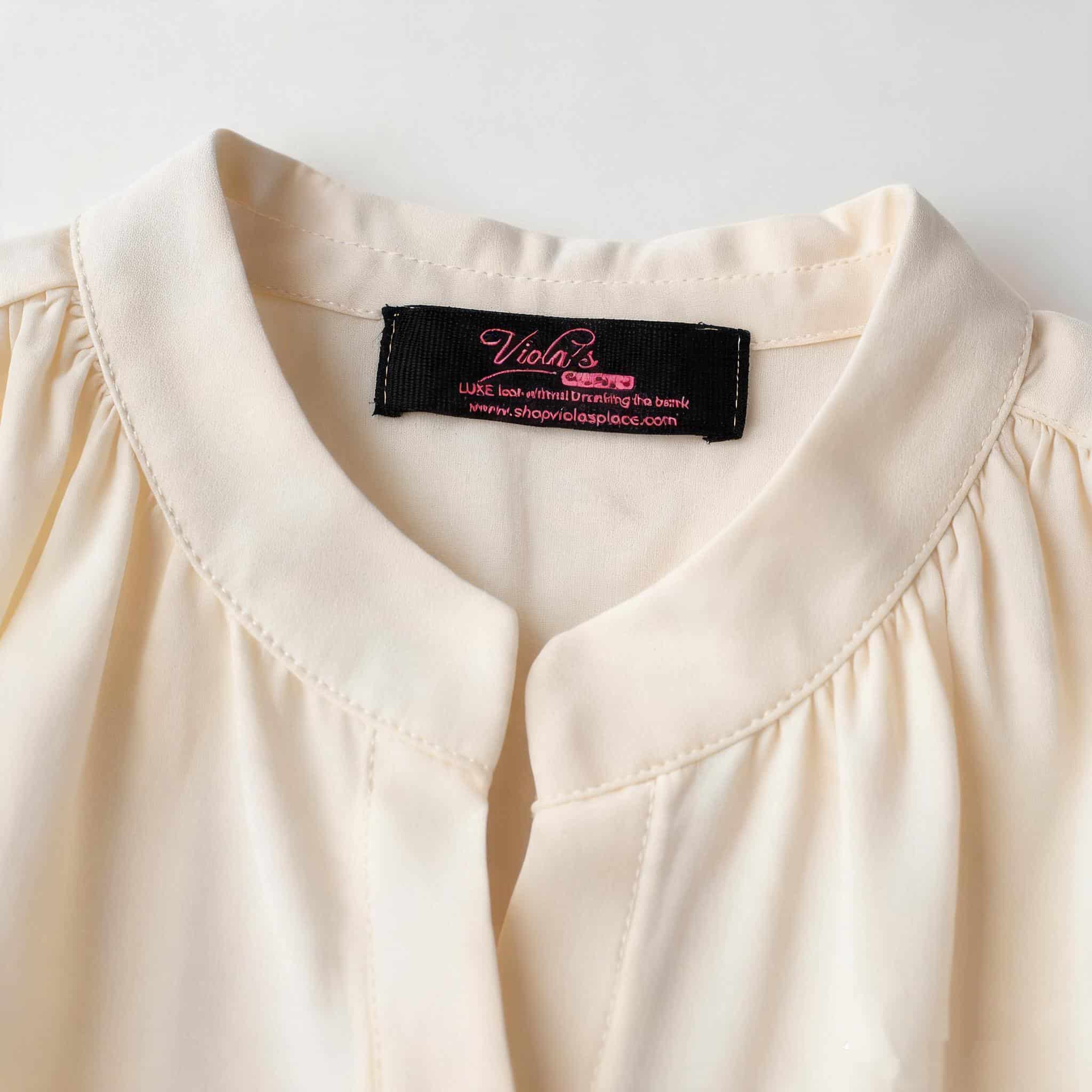 Custom Clothes Tags Design Fashion Logo Name Garment Woven Labels for Clothing