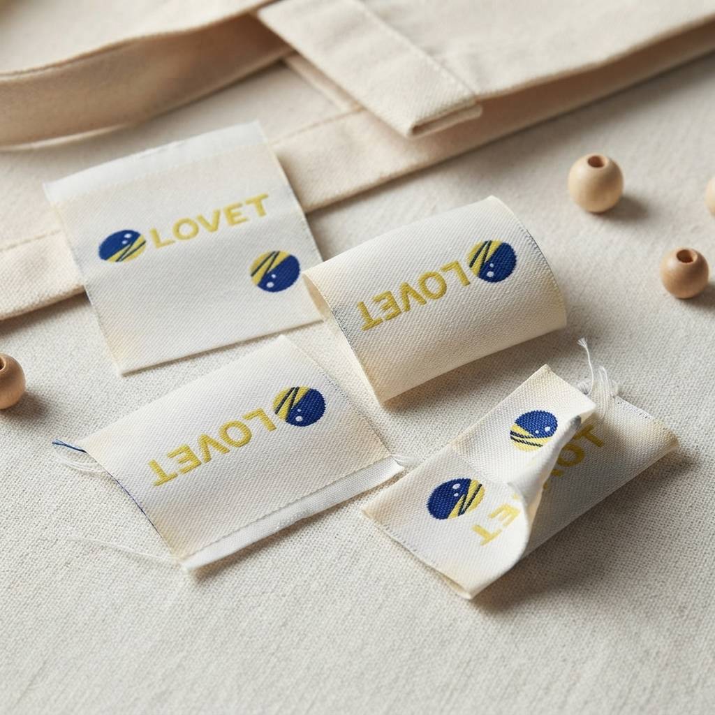 Wholesale Custom Woven Brand Tags For Apparel Lines