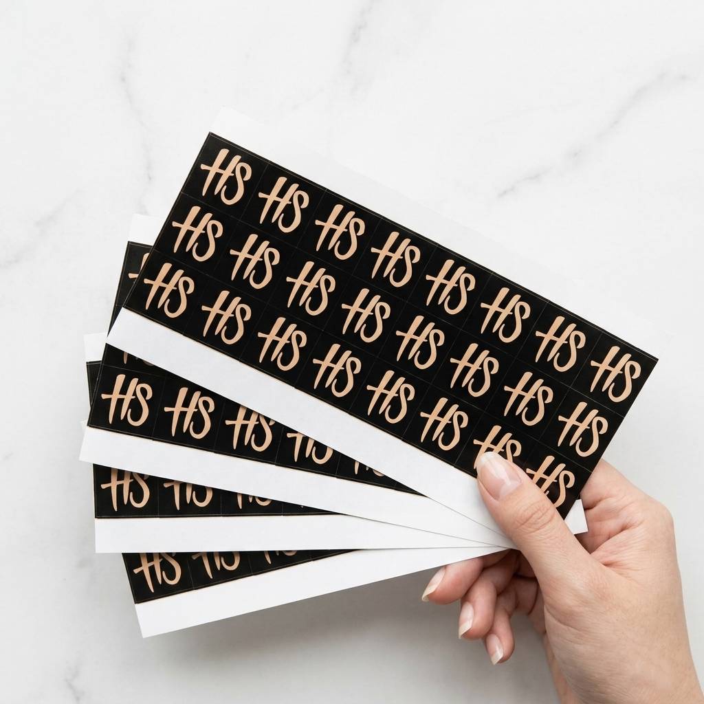 Custom Foil Metallic Stickers for Personalized Product Packaging