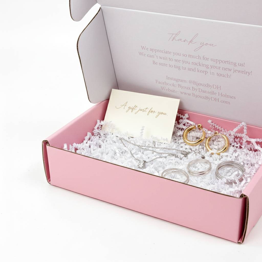 Durable Pink Gift Boxes for Subscription Box Brand Packaging