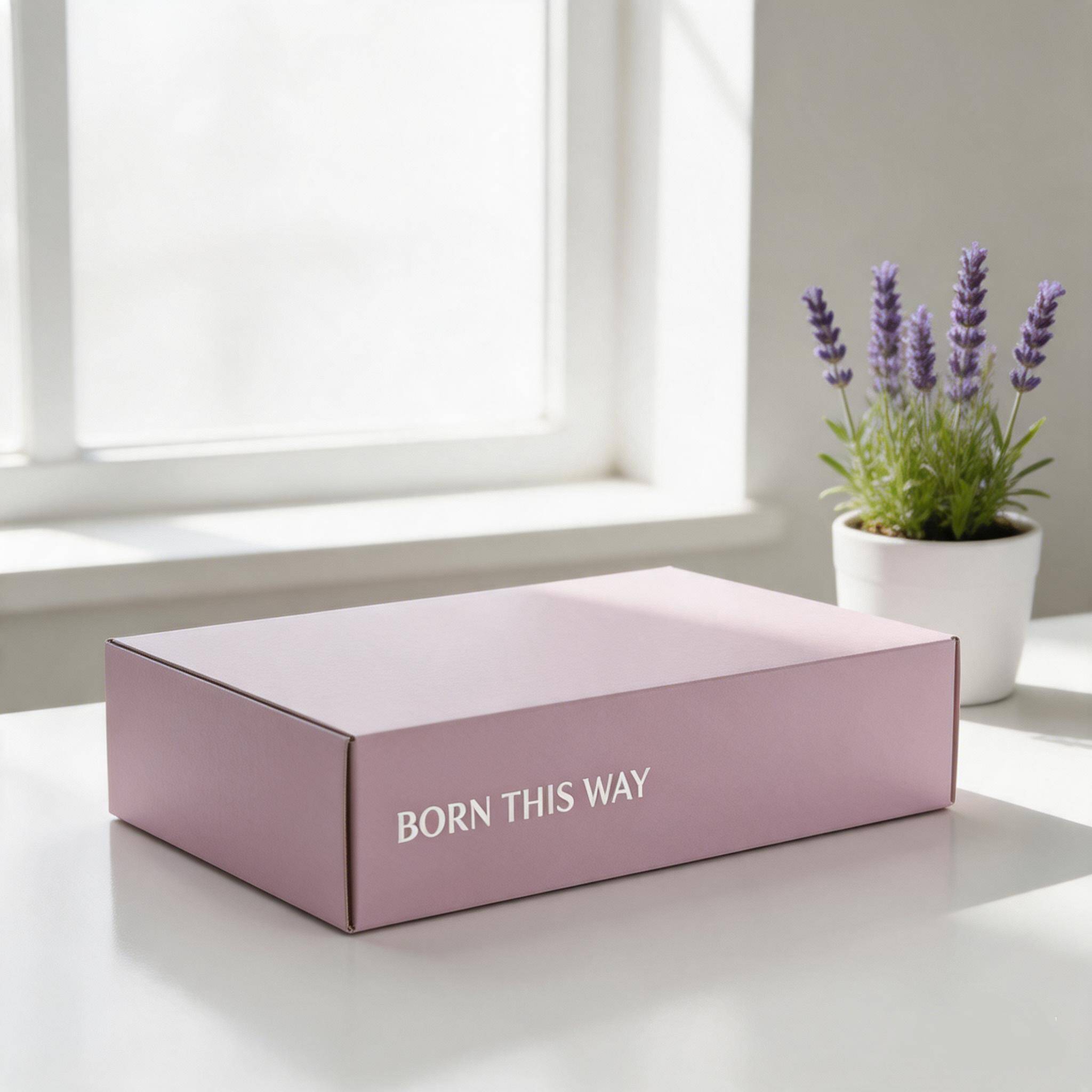 Custom Printed Rigid Paper Packaging Box For Gentle Self Care Sets