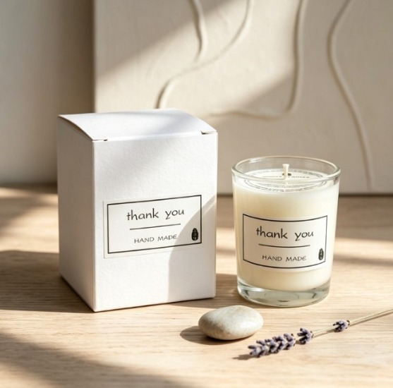 Recyclable Cube Candle Packaging Box Recyclable Cube Candle Packaging Box