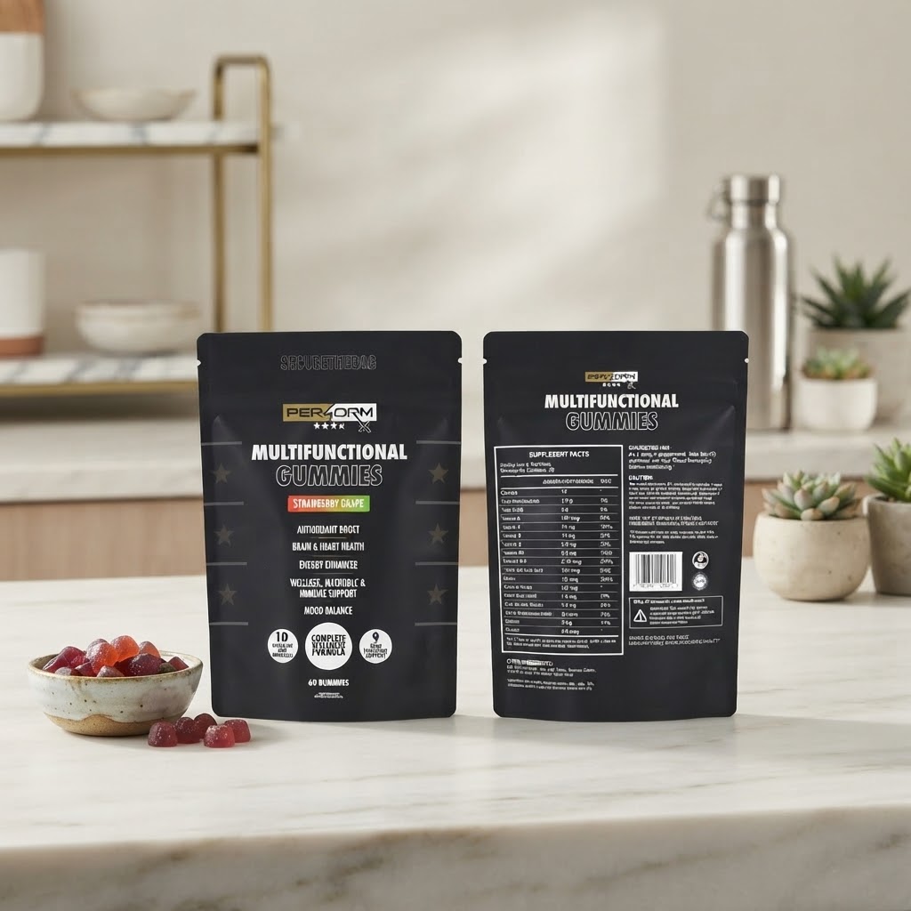 Customizable Premium Barrier Foil Food Pouches With Tear Notch