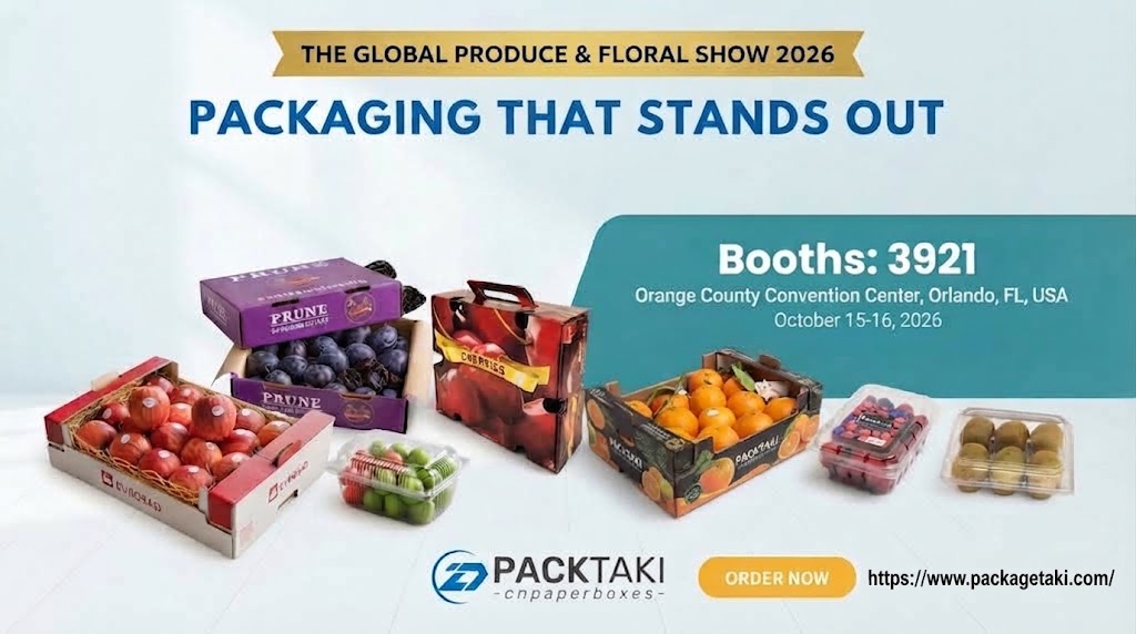 Join PACKTAKI at Booth 3921: Discover Eco-Friendly Fresh Produce Packaging at The Global Produce & Floral Show 2026